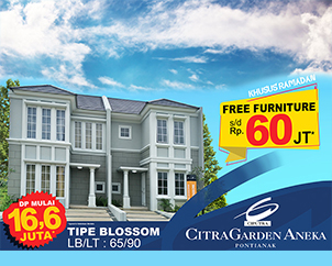 Rumah Kualitas Terbaik dijual di Pontianak